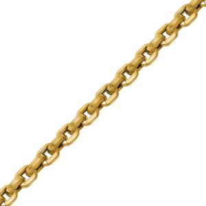 22" Square Rolo Solid Link Chain 10KT/4.3MM     *CLEARANCE-FINAL SALE*