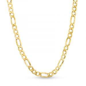 24" Figaro Link Chain 10KT/6.2MM