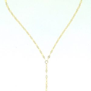 16" Mirror Link Y Necklace