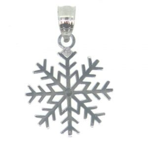 Snowflake Pendant 10KT WG  *CLEARANCE-FINAL SALE*