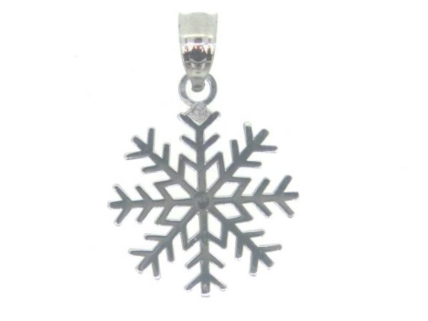 Snowflake Pendant 10KT WG  *CLEARANCE-FINAL SALE*