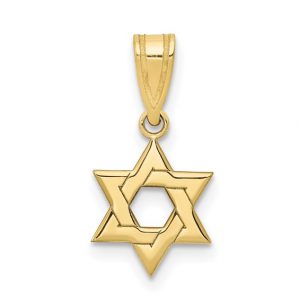 Star of David Pendant 10KT/10MM