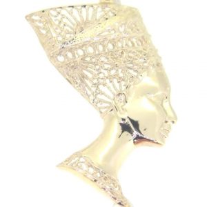 Nefertiti Filigree Large Pendant 10KT/50MM   *CLEARANCE-FINAL SALE*