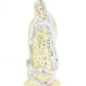 Large D.Cut Madonna Pendant 10KT TT/42MM    *CLEARANCE-FINAL SALE*