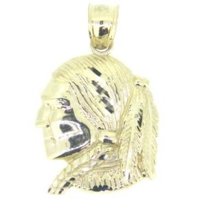 Indigenous D.Cut Pendant 10KT/25MM   *CLEARANCE-FINAL SALE*