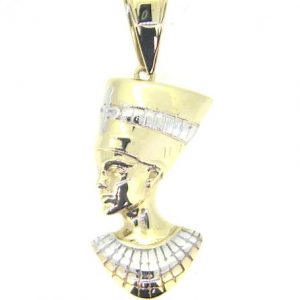 Nefertiti Pendant 10KT TT/30MM