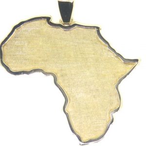 Africa Pendant 10KT/30MM