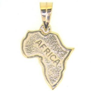 Africa Pendant 10KT/20MM