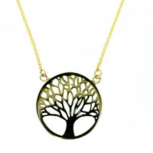 Tree of Life 18" Necklace 10KT/14MM