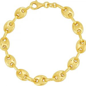 Puffed Mariner Link 7.25" Bracelet 10KT/7MM  *CLEARANCE-FINAL SALE*