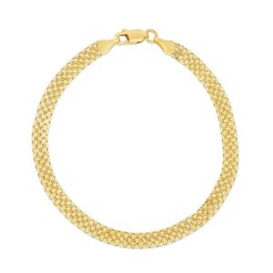 Bismark Link 8" Bracelet Italian 10KT/4.2MM