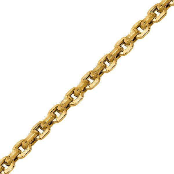 22" Square Rolo Solid Link Chain 10KT/4.3MM