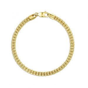 Ice Link 8" Bracelet 10KT/2.5MM