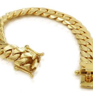 Miami Cuban Link with Box Clasp 8.5" Bracelet 10KT/8.7MM