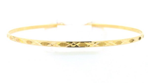 2.5MM D.Cut Slip On Bangle/68MM