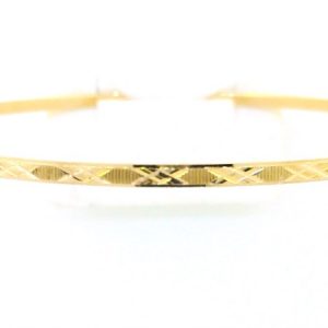 2.5MM D.Cut Slip On Bangle/68MM
