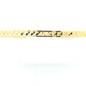 2.5MM D.Cut Slip On Bangle 10KT/68MM