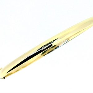 High Polish Dome Tube Hinged Bangle 4MM 10KT/65MM