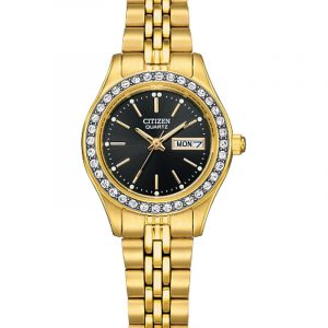 Ladies Citizen Quartz Crystal Watch  -  5 Year Warranty EQ0532-55E