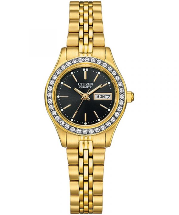 Ladies Citizen Quartz Crystal Watch  -  5 Year Warranty EQ0532-55E