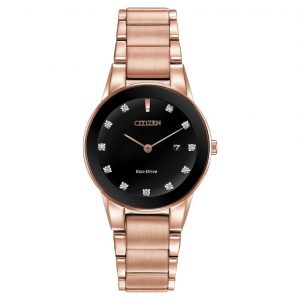 Ladies Citizen Axiom Eco Drive Diamond Watch - 5 Year Warranty  GA1058-59Q