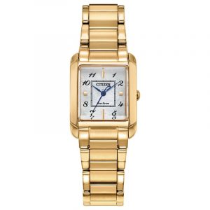 Ladies Citizen Eco Drive Crystal Watch - 5 Year Warranty EW5602-57D