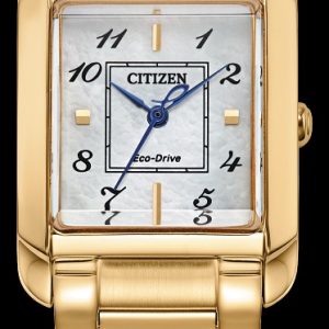 Ladies Citizen Eco Drive Crystal Watch - 5 Year Warranty EW5602-57D