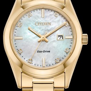 Ladies Citizen Eco Drive Sport Luxury Diamond Watch - 5 Year Warranty EW2702-59D
