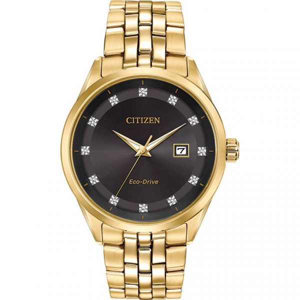 Gents Citizen Eco Drive Diamond Corso Watch-5 Year Warranty BM7252-51G