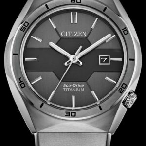 Gents Citizen Eco Drive Super Titanium Armor Watch - 5 Year Warranty AW1660-51H
