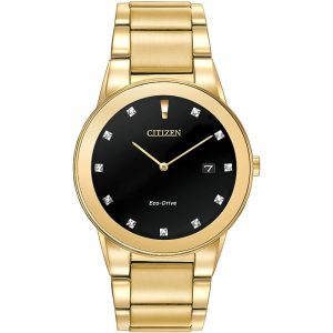 Gents Citizen Eco Drive Diamond Axiom Watch-5 Year Warranty AU1062-56G