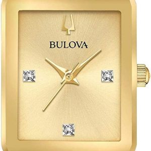 Ladies Bulova Diamond Quadra Watch-3 Year Warranty 97P140