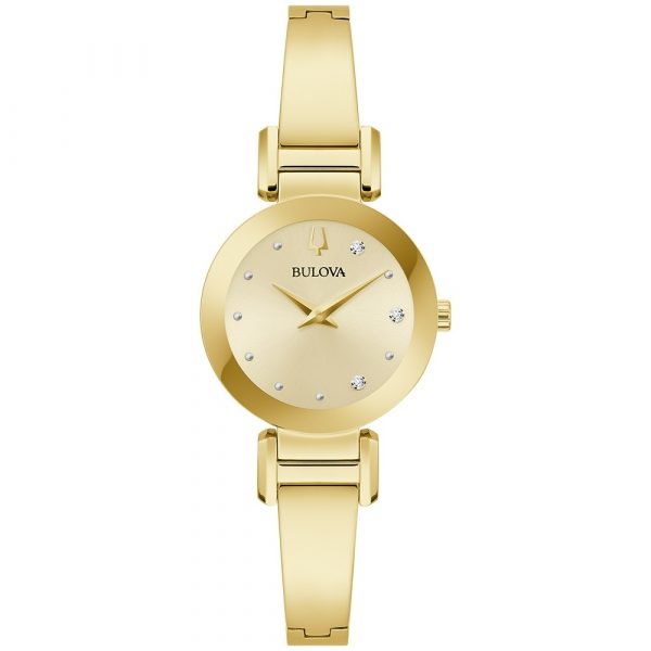 Ladies Bulova Diamond Watch-3 Year Warranty 97P164