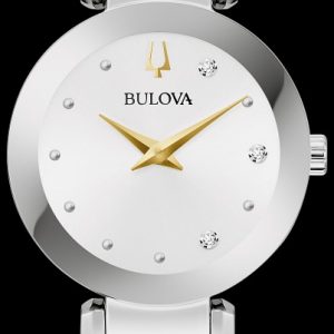 Ladies Bulova Diamond Watch-3 Year Warranty 96P241