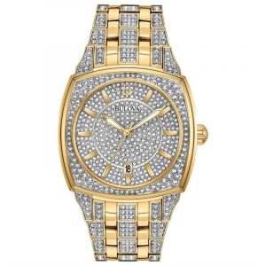 Gents Bulova Crystal Watch-3 Year Warranty 98B323   *CLEARANCE - FINAL SALE*