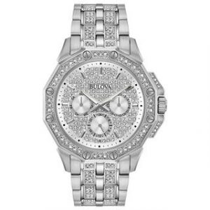 Gents Bulova Crystal Watch-3 Year Warranty 96C134   *CLEARANCE - FINAL SALE*