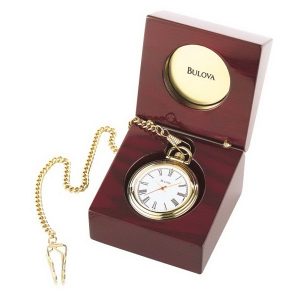 Bulova Ashton Pocket Watch - 3 Year Warranty B2662
