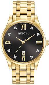 Gents Bulova Diamond Watch-3 Year Warranty 97D108