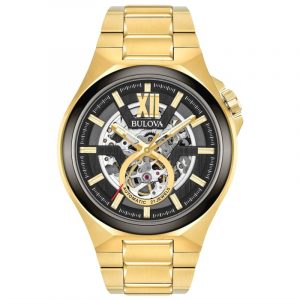 Gents Bulova Automatic Maquina Watch-3 Year Warranty 98A178