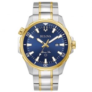 Gents Bulova Automatic Marine Star Watch-3 Year Warranty 98B384