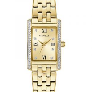 Ladies Crystal Caravelle By Bulova Watch-3 Year Warranty 45L192
