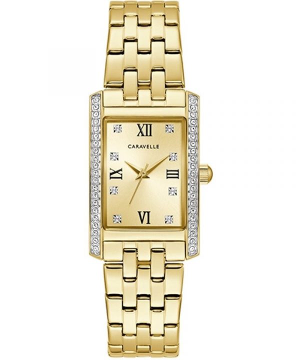 Ladies Crystal Caravelle By Bulova Watch-3 Year Warranty 45L192