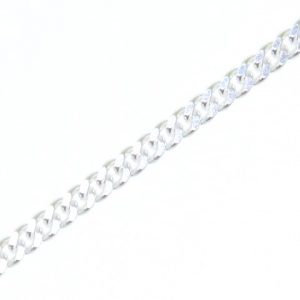 18" STERLING SILVER FINE CURB LINK CHAIN