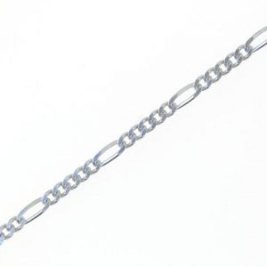 18" Fine Figaro Chain Sterling Silver