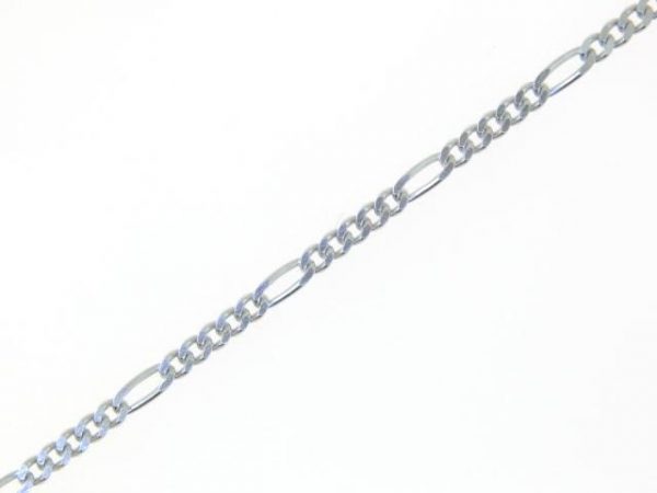 18" Fine Figaro Chain Sterling Silver