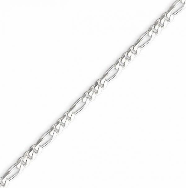 22" Fine Figaro Link Chain Sterling Silver/1.7mm
