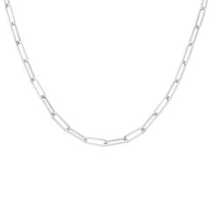 16" Paper Clip Link Chain Sterling Silver/1.6MM