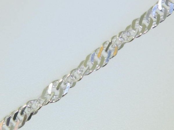 18" Singapore Chain Sterling Silver