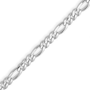 18" Figaro Link Chain Sterling Silver/2.2MM