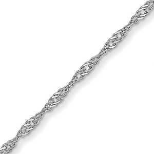 20" Singapore Chain Sterling Silver Italian/2.5MM